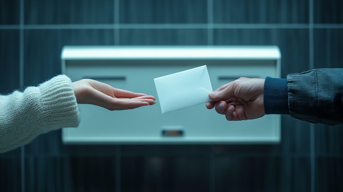 Exchanging Briefcases Free Exchanging white envelope Image - Envelope, Hand, Exchange ...