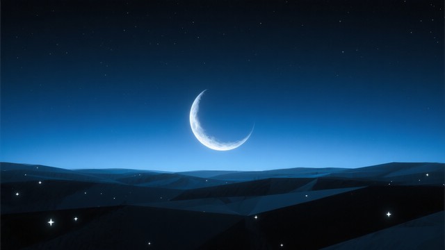 Large Cresent Moon Free Crescent Moon Rising Image - Moon, Crescent, Night | Download at ...