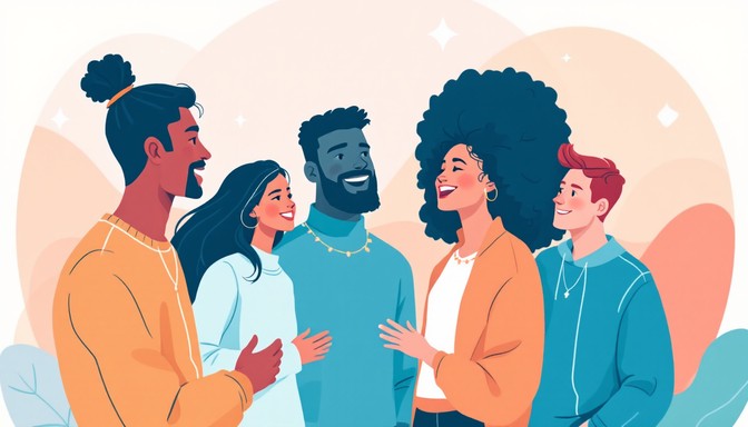 Free Diverse Friends Connect Image - Friendship, Diversity, Community ...