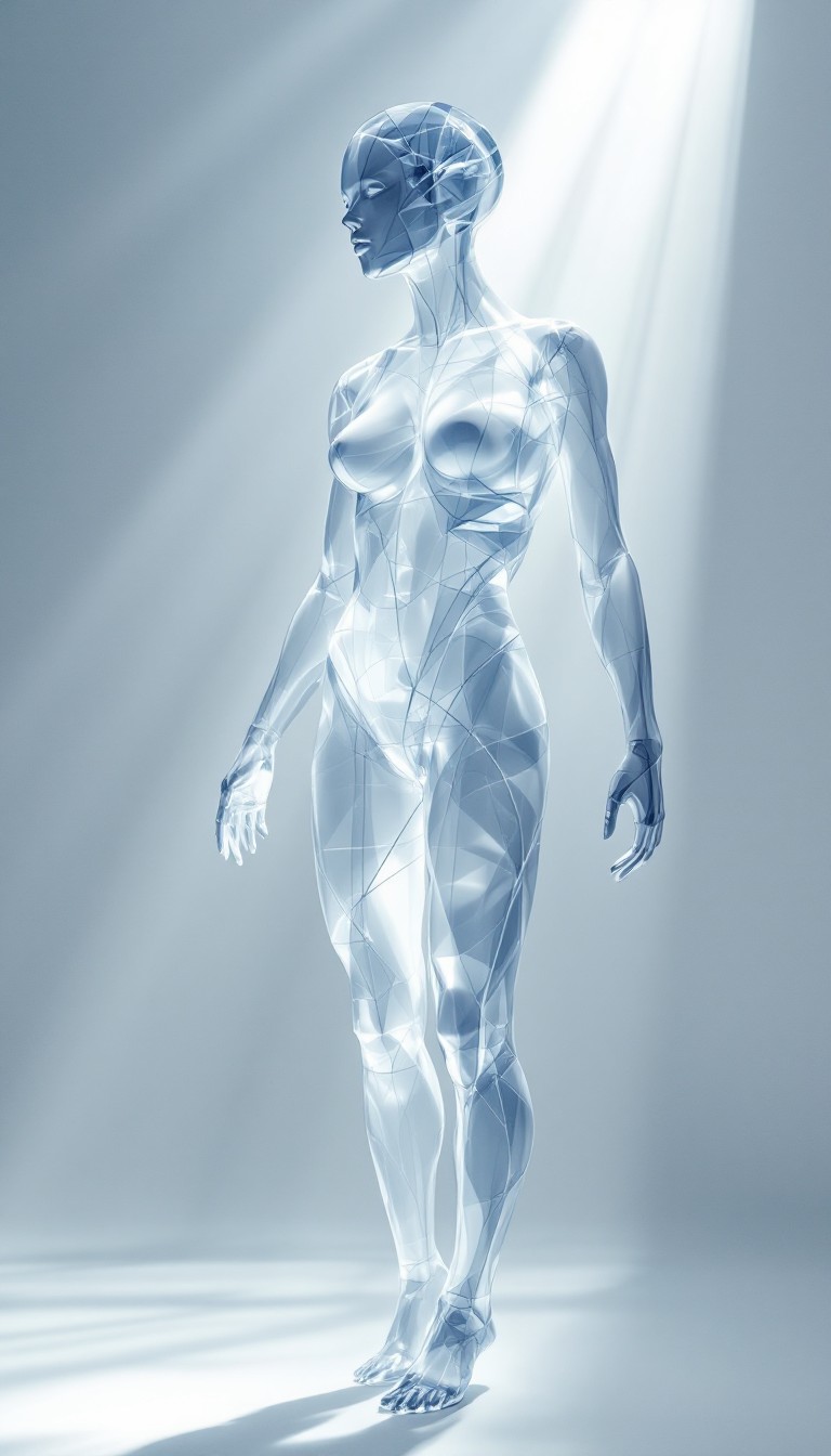 Free Crystalline Human Form Image - Translucent, Crystalline, Ethereal ...