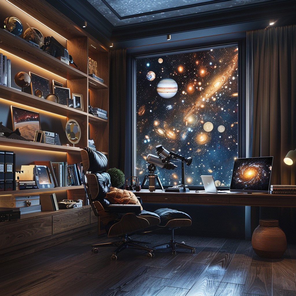 Infinity Study Room Free Starry Study Room Image - Study, Cosmos, Room | Download at StockCake