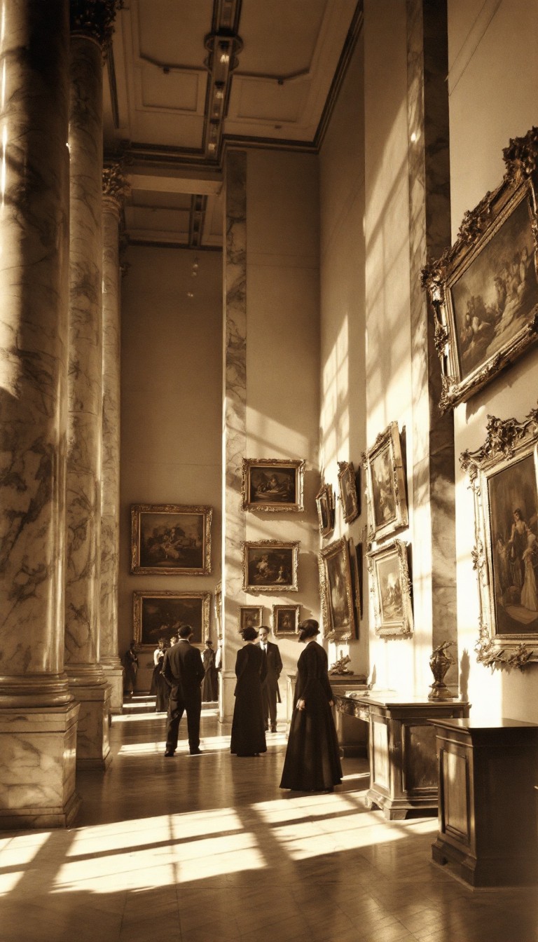 Download Gilded Gallery Grandeur Image - Vintage, Sepia, Gallery ...
