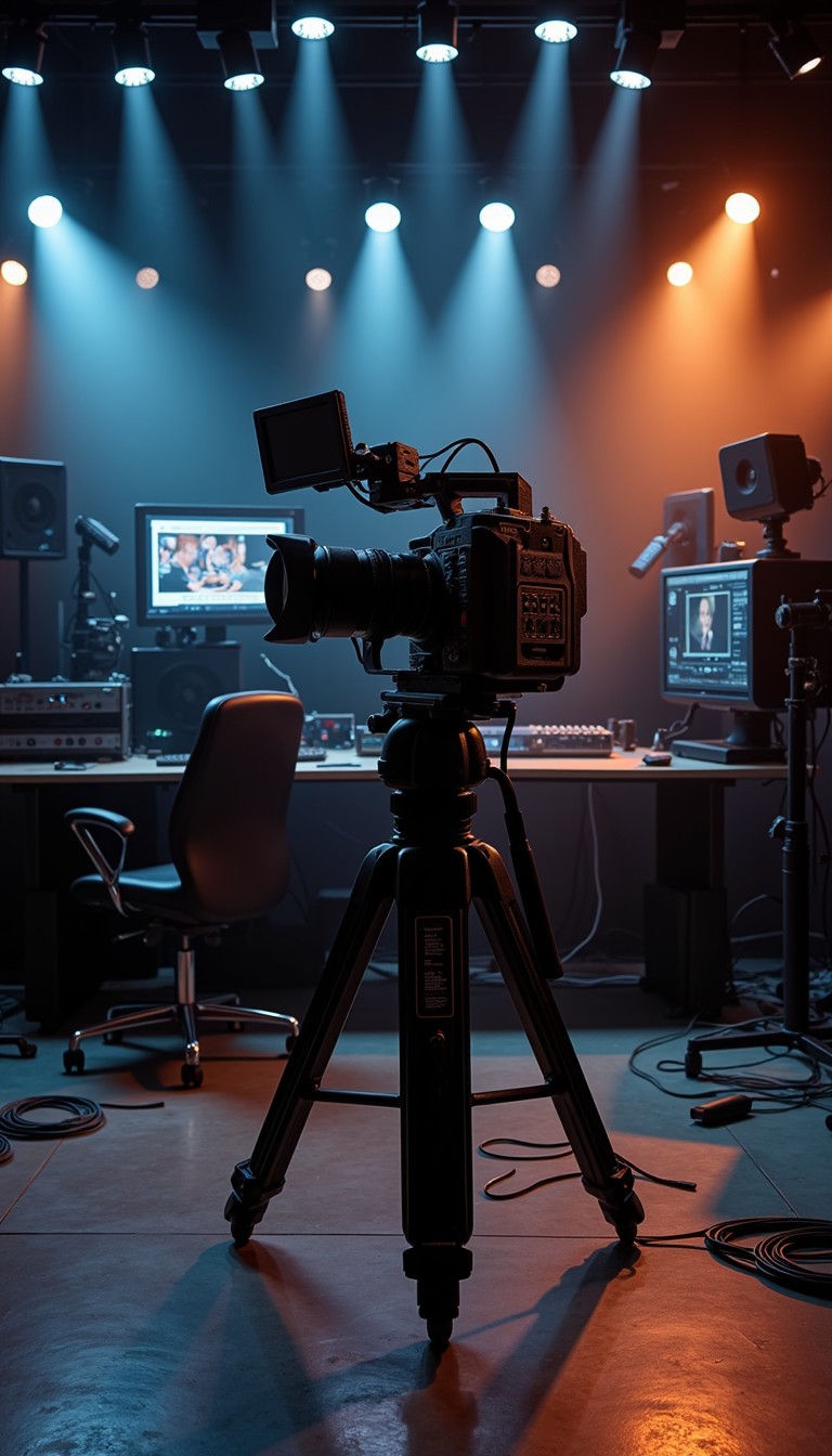 Free Professional Camera Setup Image - Camera, Tripod, Filmmaking ...
