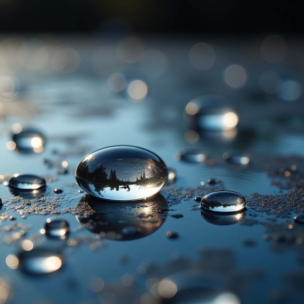 Free Crystal Blue Droplet Image - Droplet, Water, Macro | Download at ...