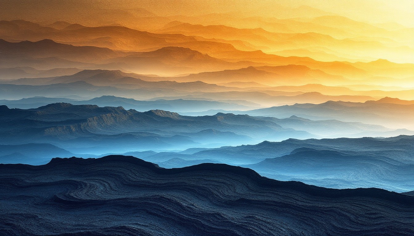 Free Layered Mountain Sunrise Image - Mountains, Sunrise, Layers ...