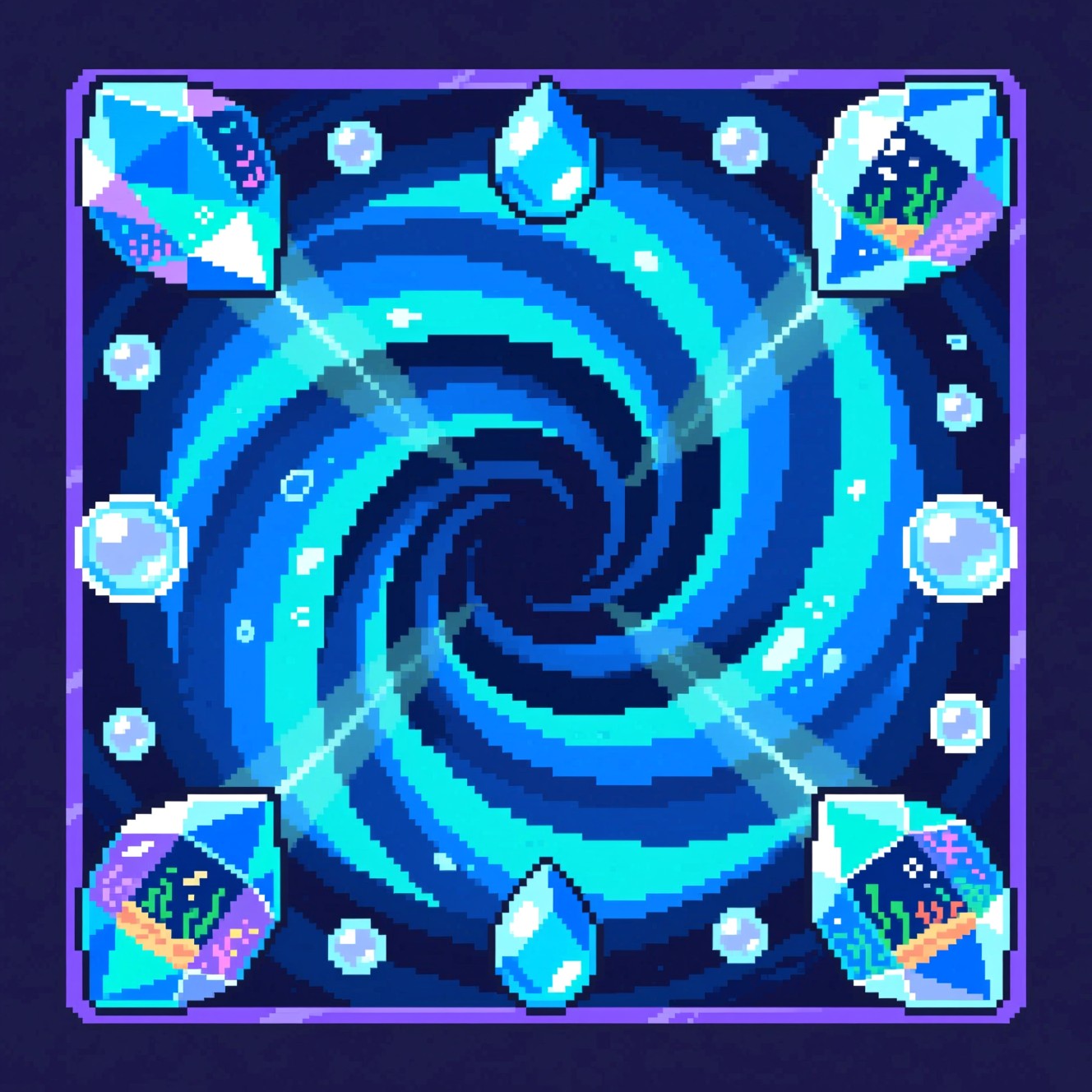 Free Crystalline Pixel Vortex Image - Pixel, Vortex, Portal | Download ...