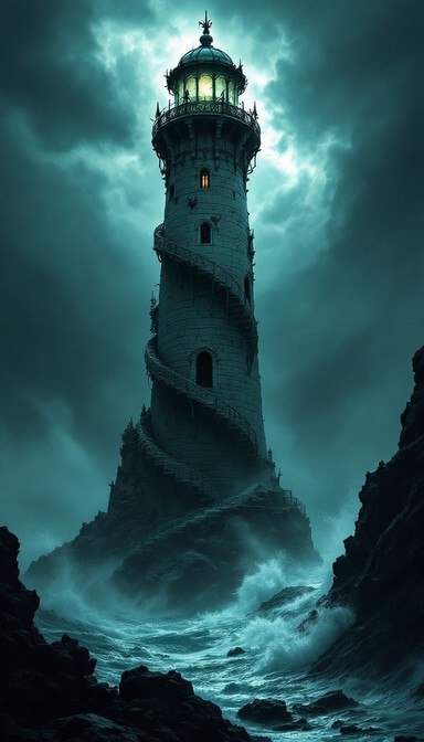 Grotesque Lighthouse Download Haunted Lighthouse Storm Image - Lighthouse, Gothic, Storm ...