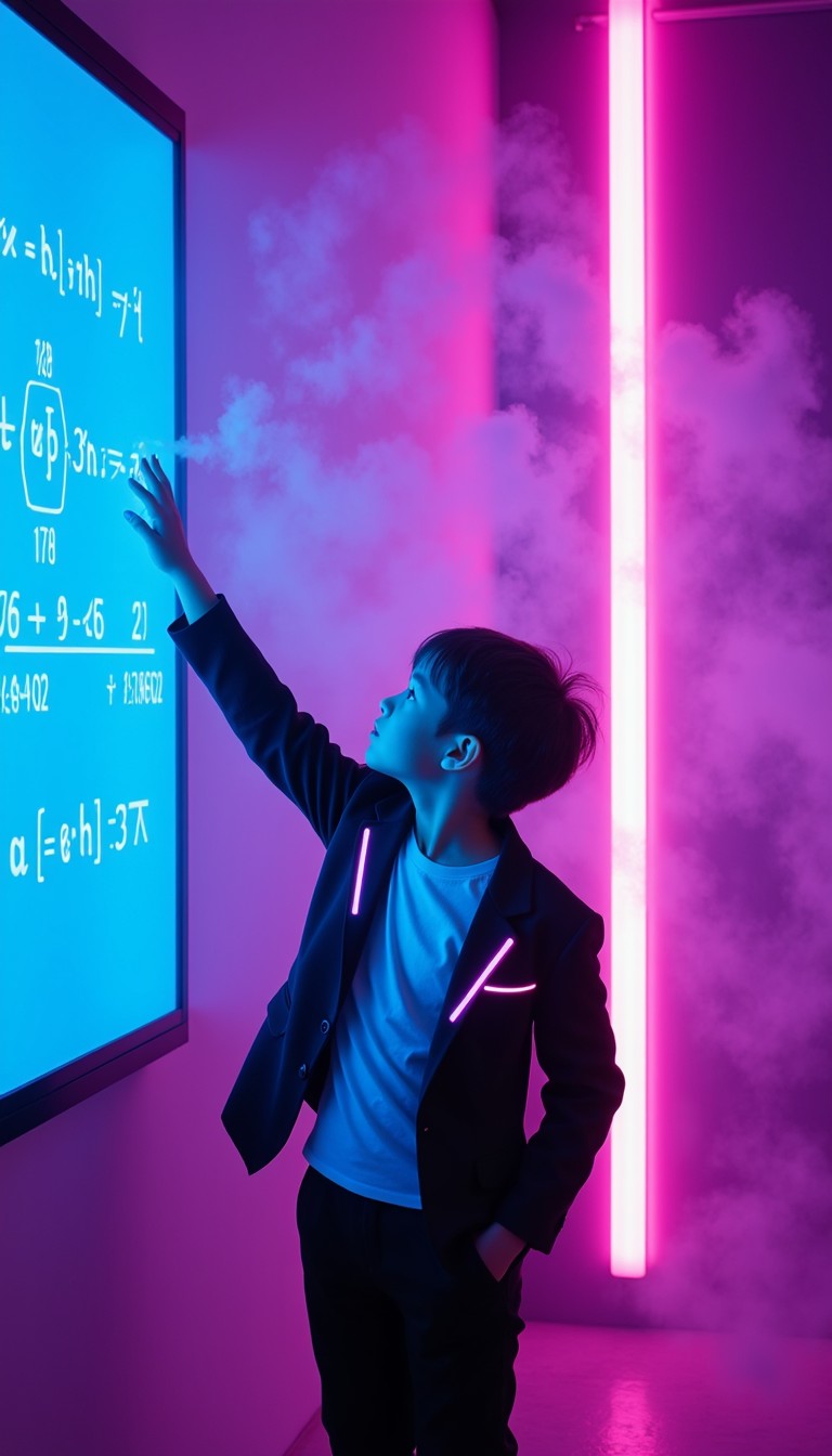Free Future Learning Visualized Photo - Futuristic, Neon, Education ...