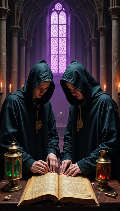 Grim Ritual Free Gothic Grimoire Ritual Image - Gothic, Cathedral, Hooded ...