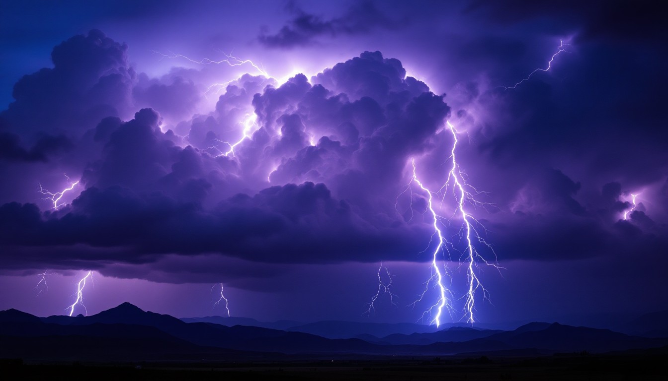 Free Purple Lightning Storm Image - Lightning, Storm, Thunder ...