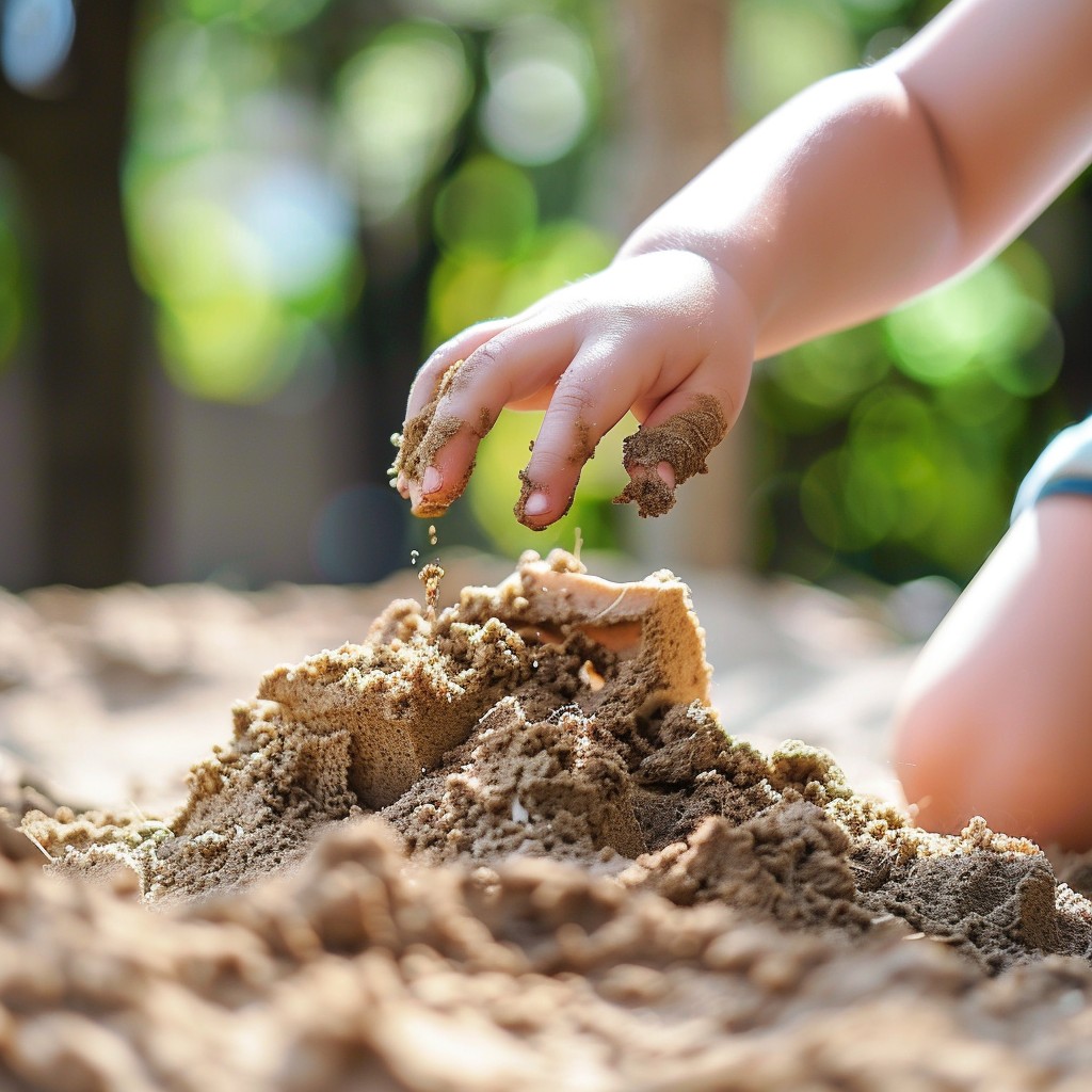 Free Child Playing Sand Image - Child, Sand, Play | Download at StockCake