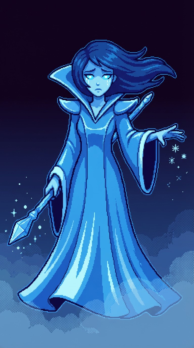 Free Frozen Magic Sprite Image - Pixel, Sorceress, Ice | Download at ...