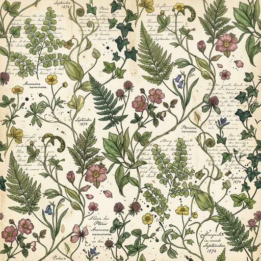 Free Vintage Botanical Pattern Image - Botanical, Vintage, Pattern ...