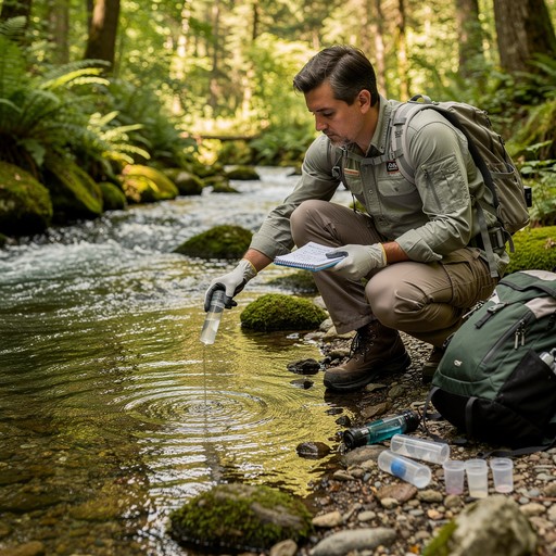 Free Studying Creek Water Image - Ecologist, Scientist, Researcher ...