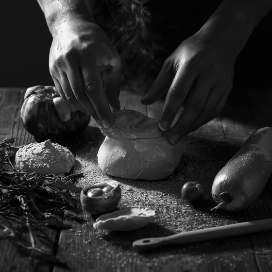 Free Hands Crafting Food Image - Cooking, Monochrome, Culinary ...