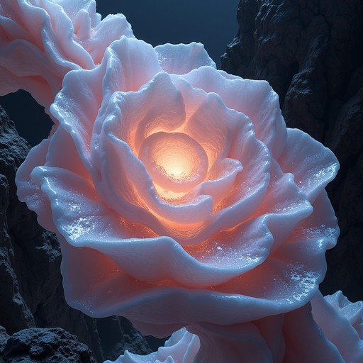 Crystalised Roses Free Glowing Crystal Rose Photo - Rose, Crystal, Glow | Download at ...