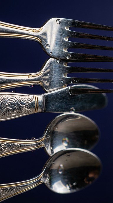 Free Elegant Silverware Macro Image - Silverware, Cutlery, Macro ...