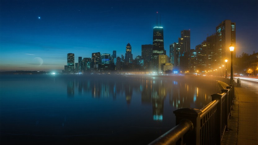 Free Twilight Urban Silhouettes Image - Skyline, Cityscape, Twilight ...