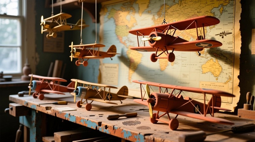 Free Vintage Aviation Collection Image - Aviation, Terracotta, Models ...