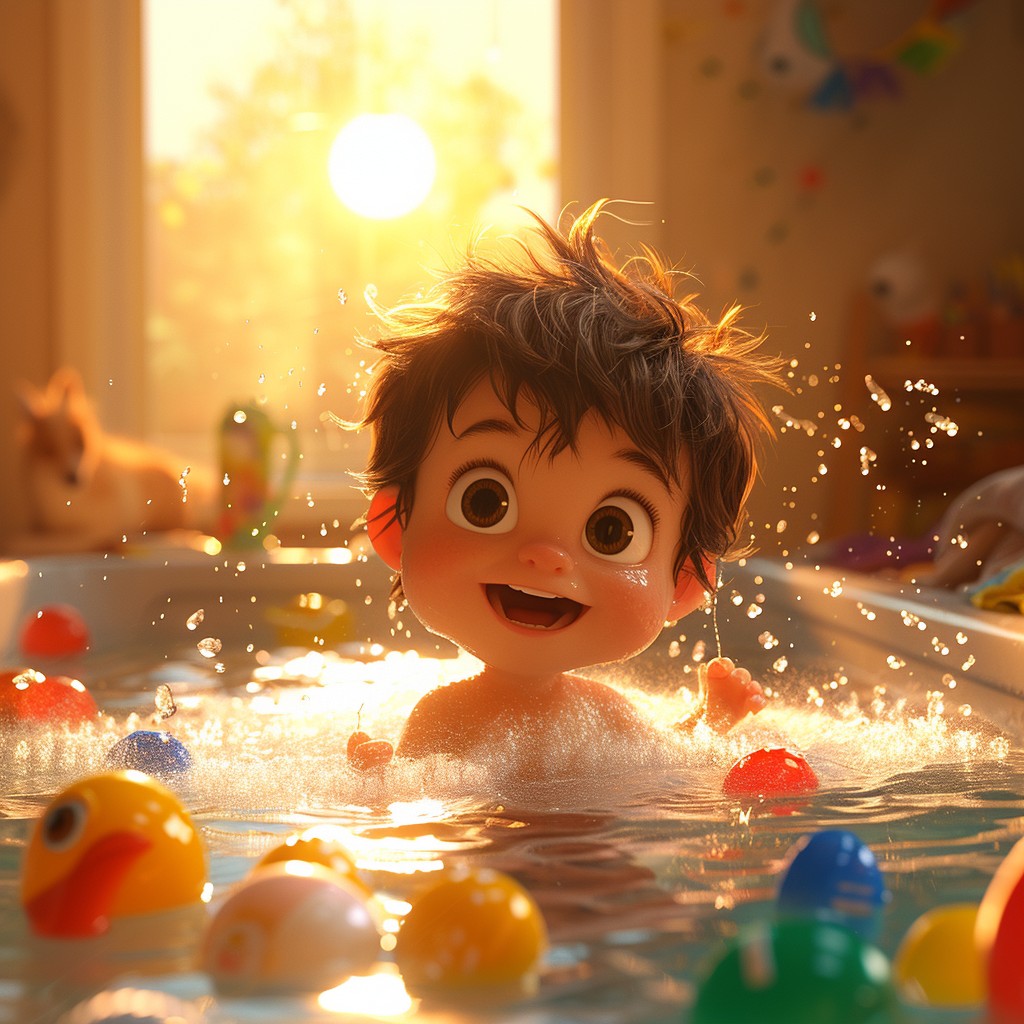 Free Joyful Bath Time Image - Child, Bathtub, Rubber Ducks | Download ...