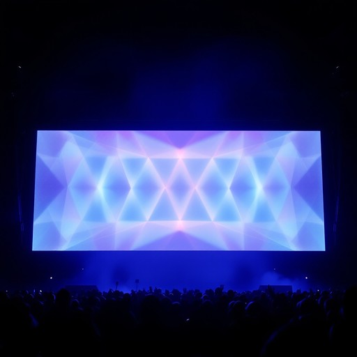 Free Geometric Light Portal Image - Led, Geometric, Blue | Download at ...
