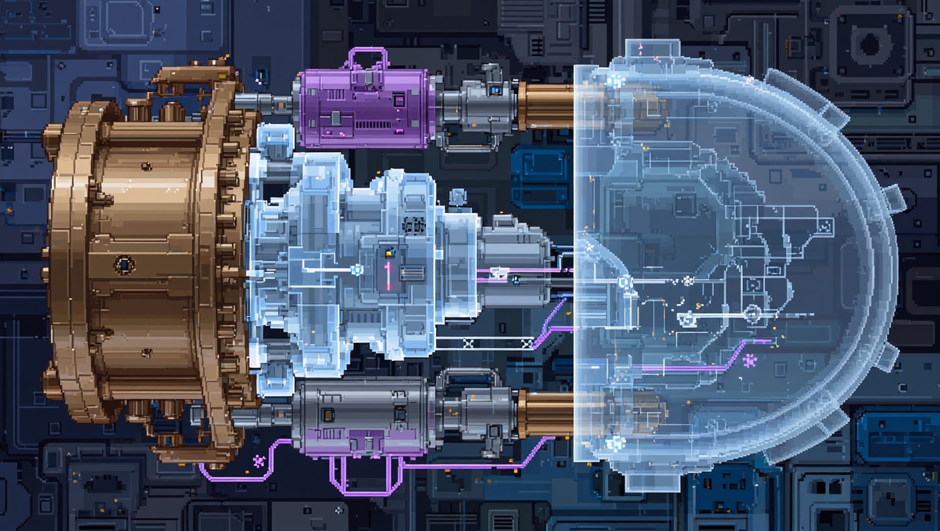 Engine Room Pixel Free Dimensional Engine Core Photo - Pixelart, Engine, Mechanical ...
