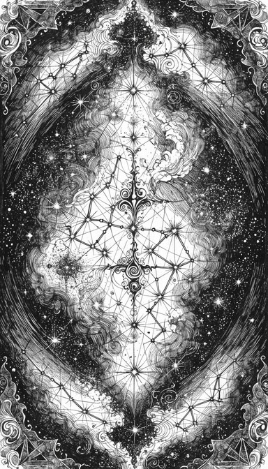 Constellations With Ink Free Celestial Ink Map Image - Illustration, Ink, Celestial | Download ...