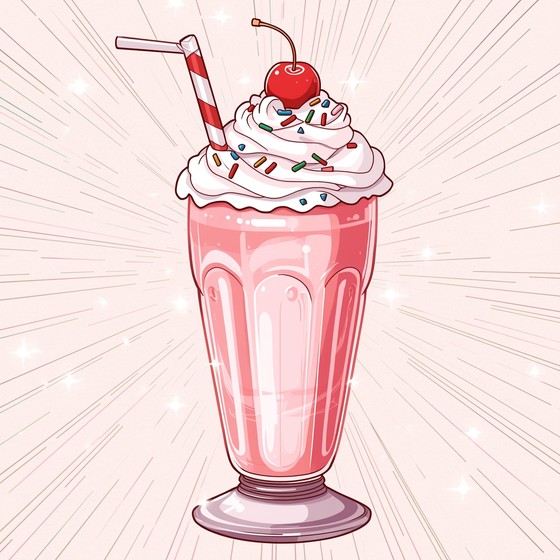 Free Pink Milkshake Dream Image - Milkshake, Strawberry, Pink ...