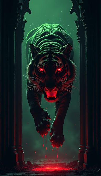 Free Pixel Predator Emerges Image - Tiger, Pixelated, Gothic | Download ...