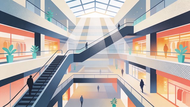 Free Modern Mall Design Image - Mall, Shopping, Illustration | Download ...