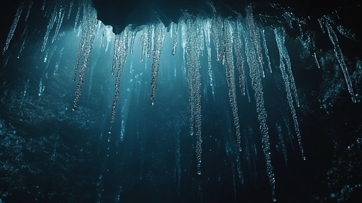Free Stunning Ice Cavern Image - Winter, Sunlight, Icicles | Download ...