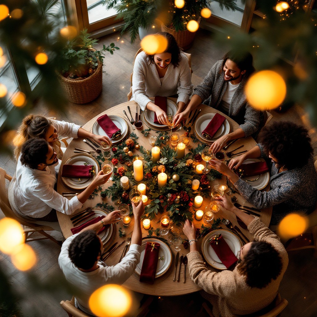 Free Festive Holiday Dinner Image - Celebration, Dinner, Holiday ...