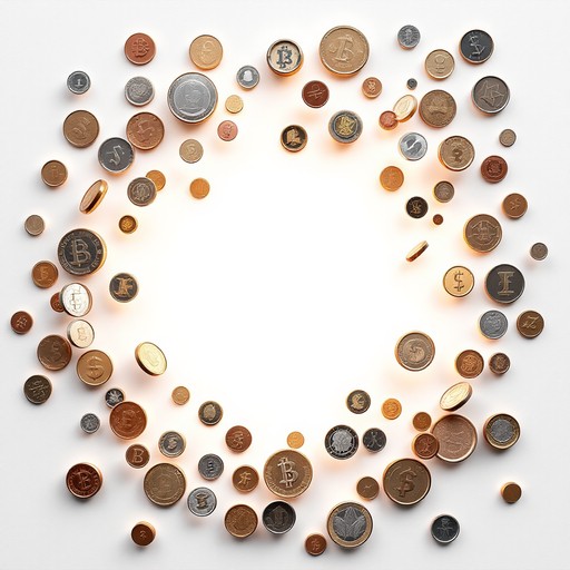 Free Circular Coin Pattern Image - Coins, Circular, Minimal | Download ...