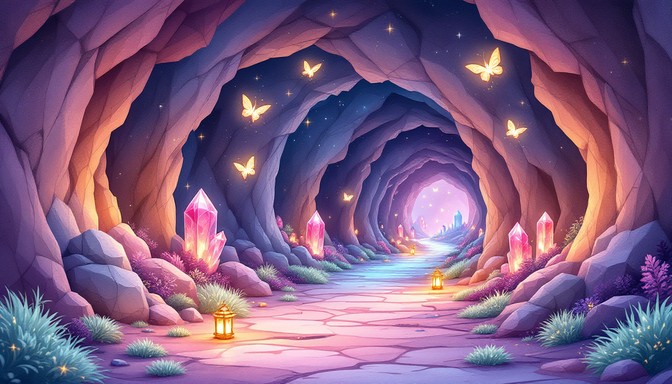 Free Magical Crystal Cave Image - Magical, Crystal, Cave | Download at ...