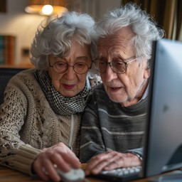 Oldd Person Using Computer Free Seniors using computer Image - Seniors, Computer, Technology ...
