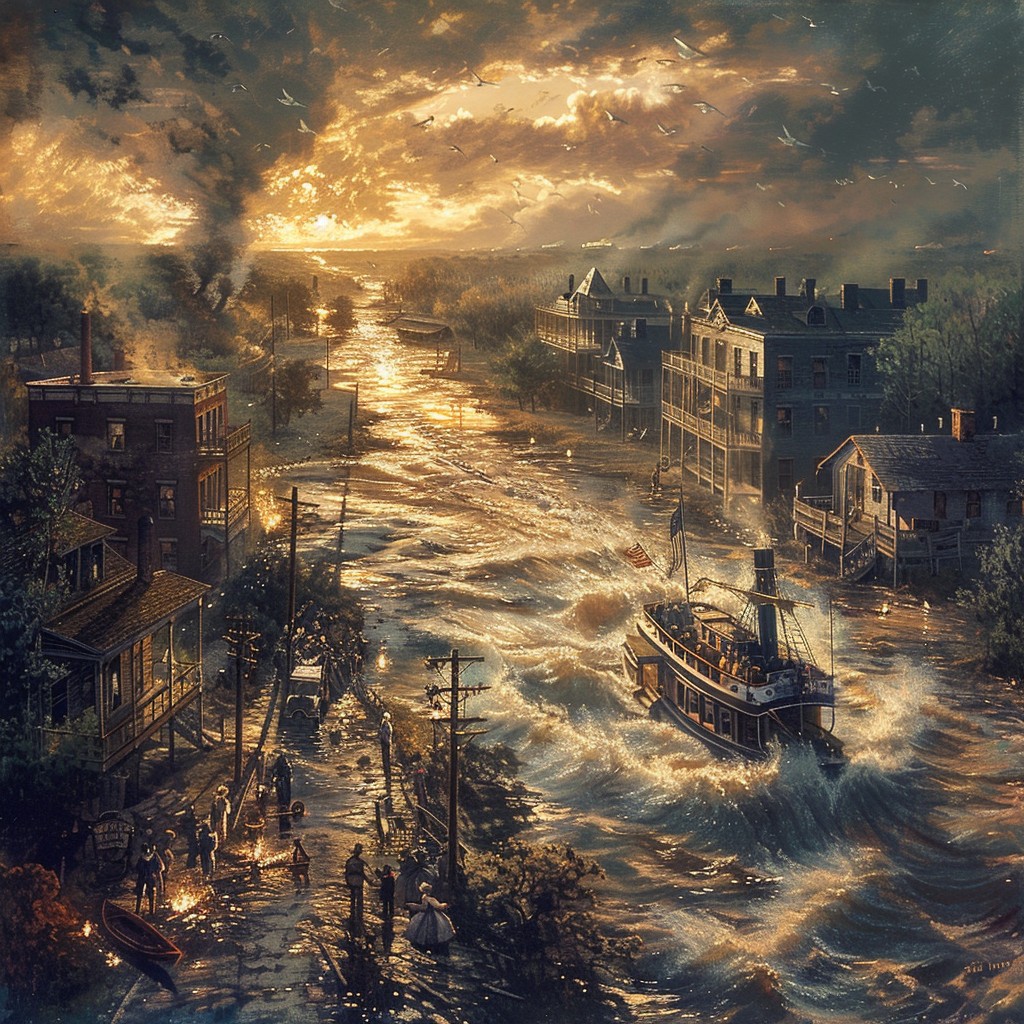 Free Historic River Sunset Image - Historic, River, Scene | Download at ...