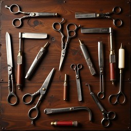 Free Vintage Barber Tools Image - Barber, Vintage, Scissors | Download ...