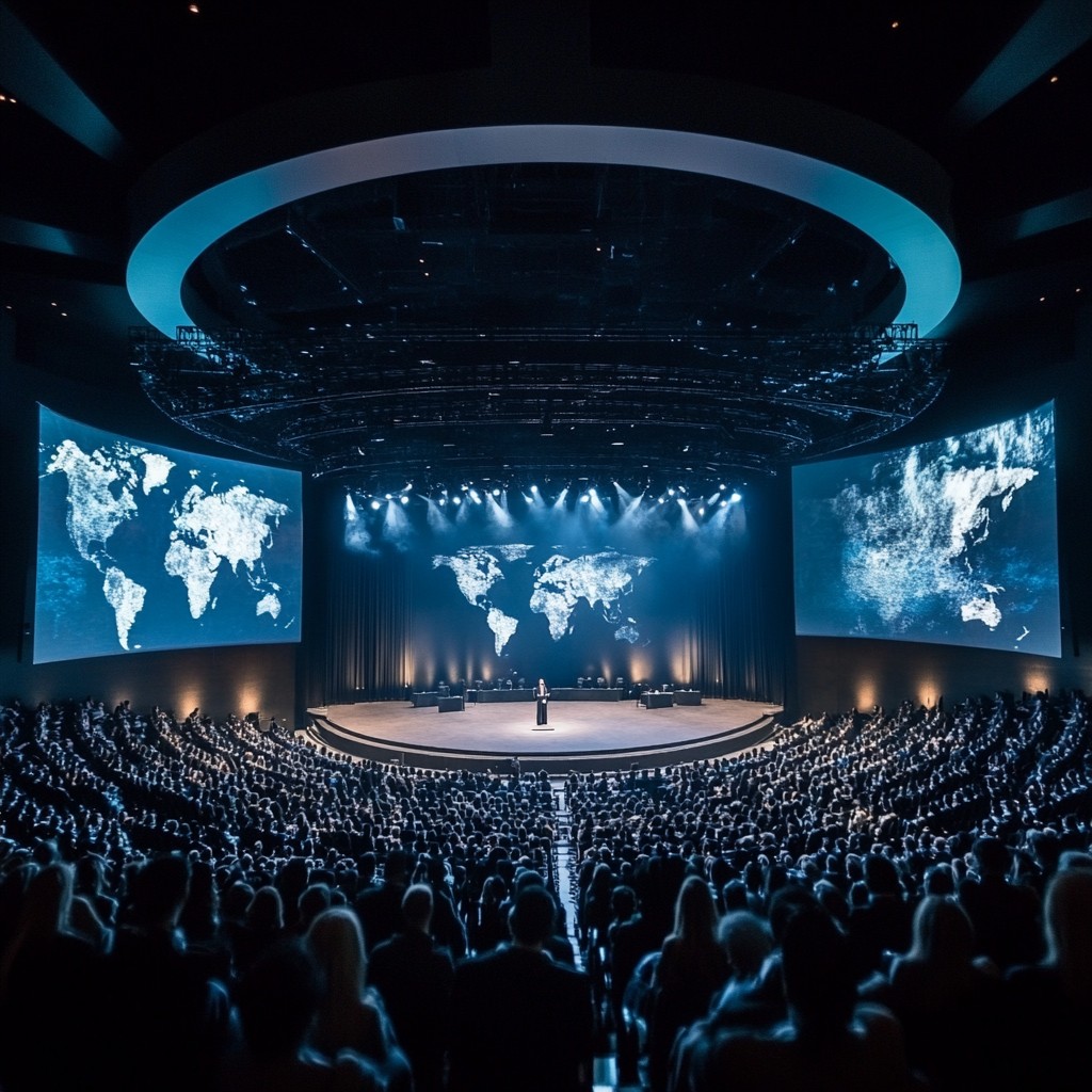 Free Global conference event Image - Conference, Speaker, Audience ...