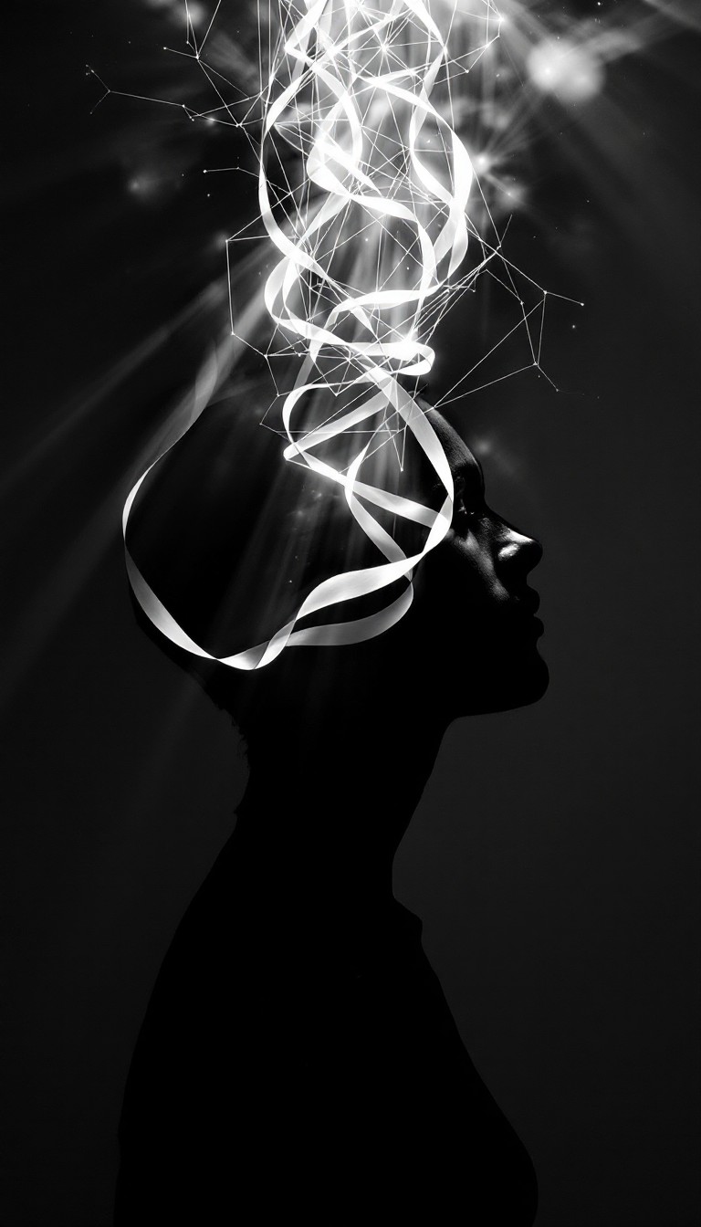 Streamlined Thoughts Image Free Thoughts Breaking Free Image - Minimal, Monochrome, Ethereal ...
