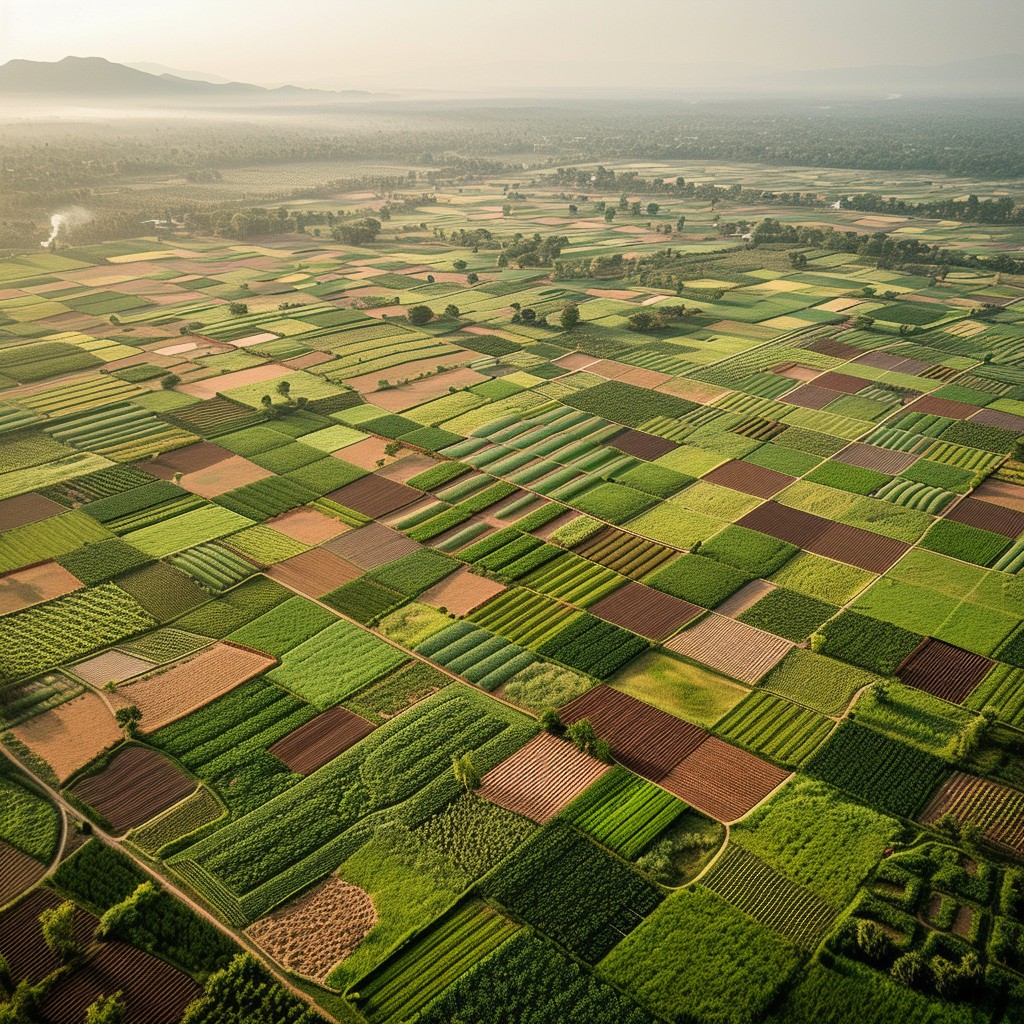 Free Patchwork Rural Landscape Image - Aerial, Landscape, Agriculture ...