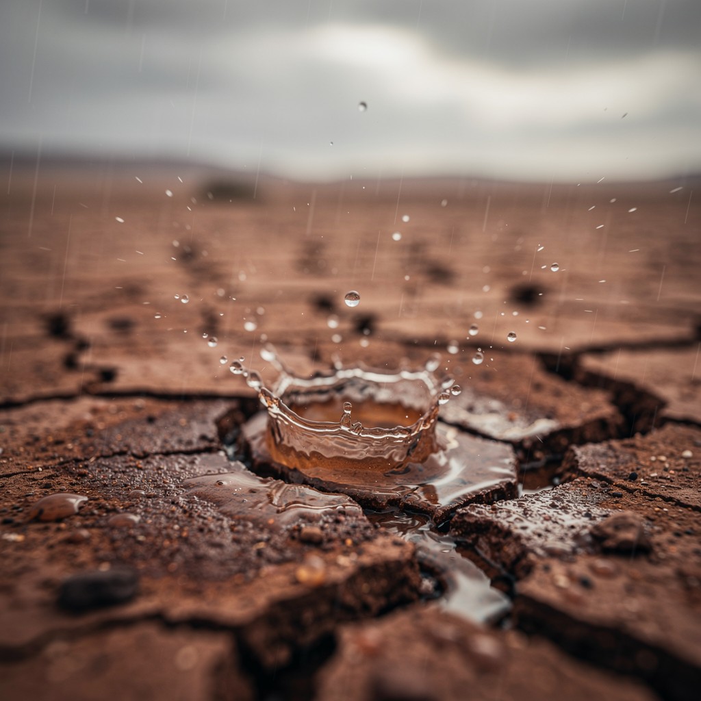 Free Desert Receives Rain Image - Rain, Desert, Water | Download at ...