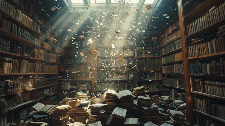 Terrific Library Free Mystical Library Chaos Image - Enchanted, Library, Books ...