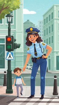 Free Community Safety Helper Image - Police, Officer, Woman | Download ...