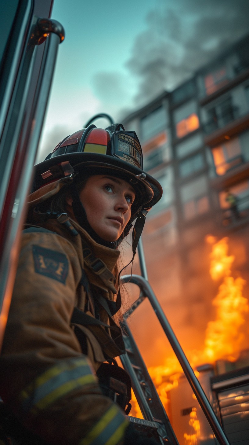 Free Firefighter in Action Photo - Firefighter, Bravery, Emergency ...