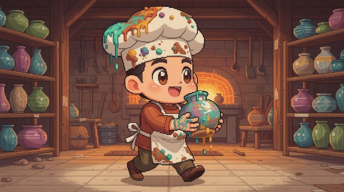 Free Proud Pixel Potter Image - Pixel, Art, Ceramics | Download at ...