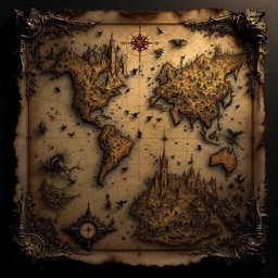 Free Ancient Mysterious Map Image - Gothic, Map, Parchment | Download ...
