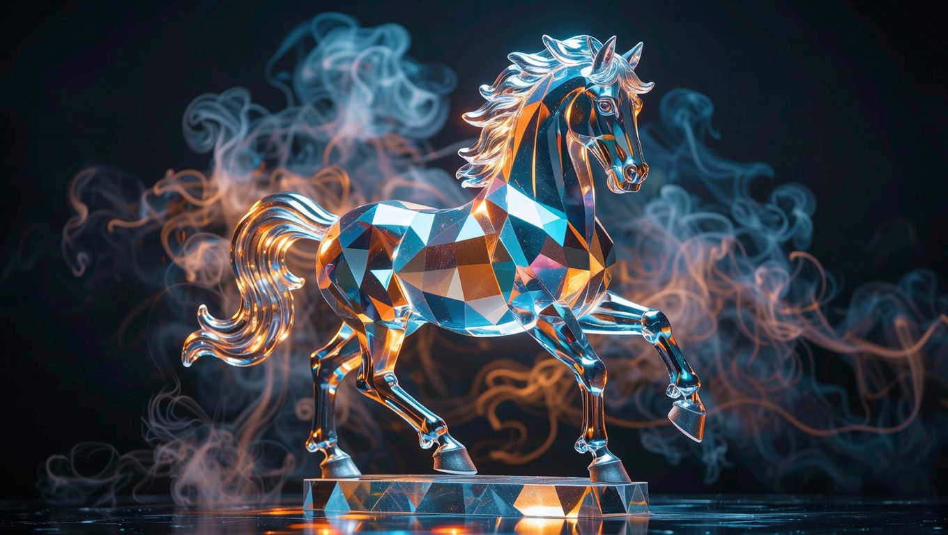Free Majestic Glass Steed Image - Crystal, Horse, Sculpture | Download ...