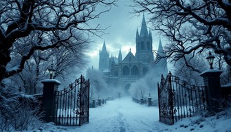 Gothic Cold Free Misty Gothic Cathedral Image - Gothic, Cathedral, Winter ...