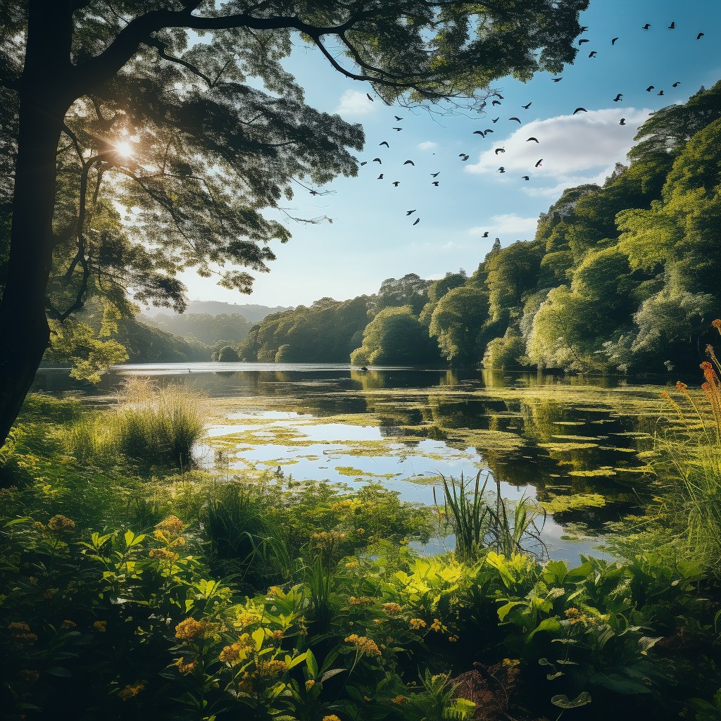 Free Tranquil Lake View Image - Nature, Lake, Greenery | Download at ...