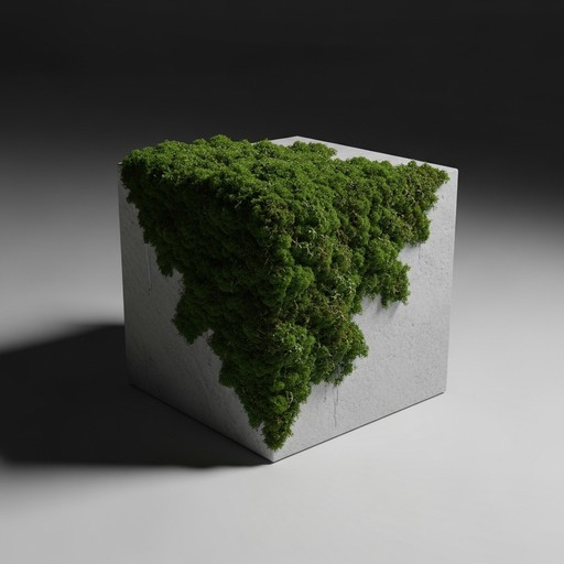 Free Nature Reclaims Geometry Image - Moss, Cube, Sculpture | Download ...